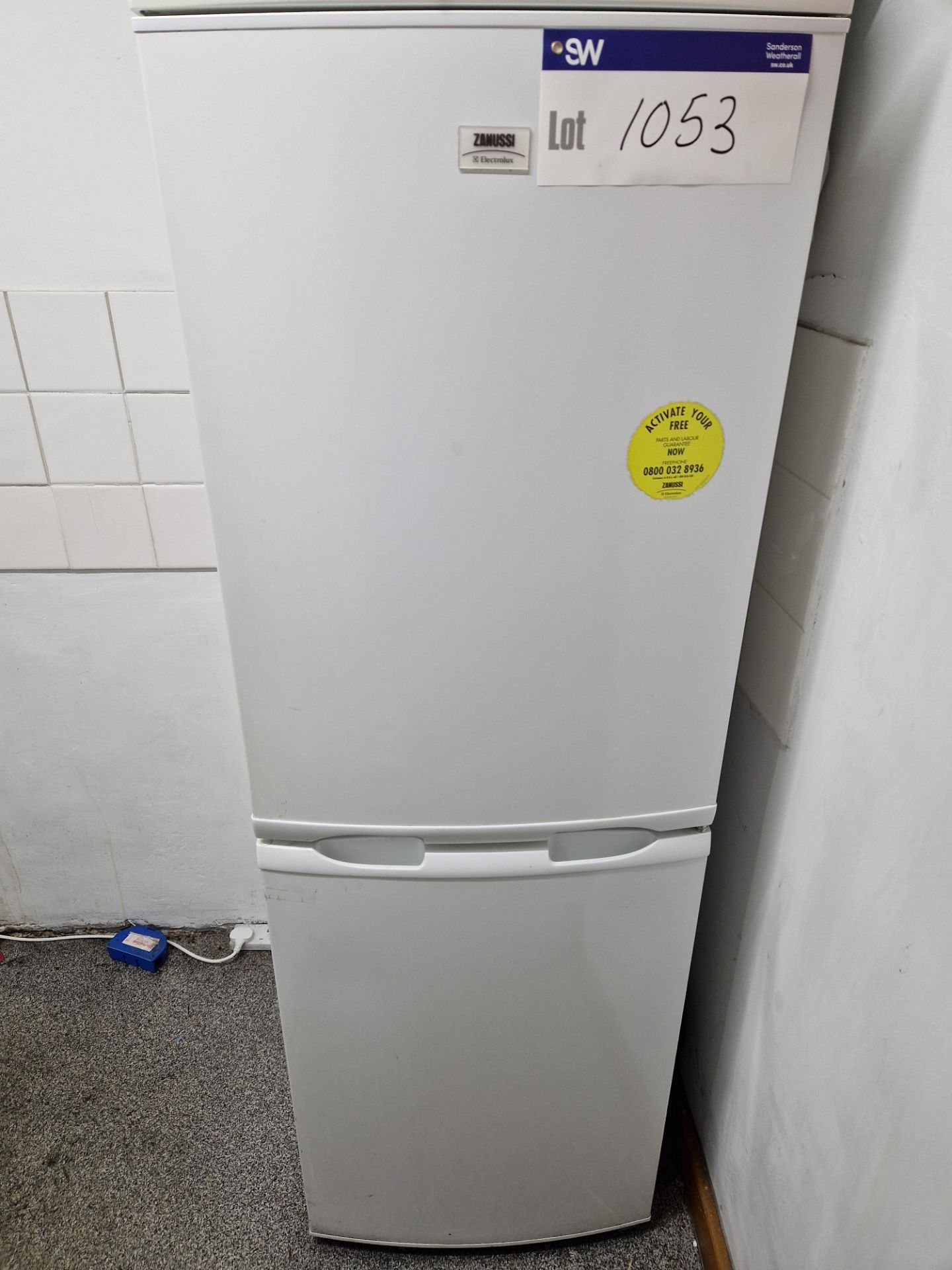 Zanussi Upright Fridge/ FreezerPlease read the following important notes:-Collections will not