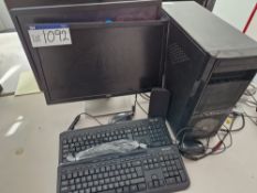 Xifmatex PC, with two flat screen monitors, two keyboards and two micePlease read the following