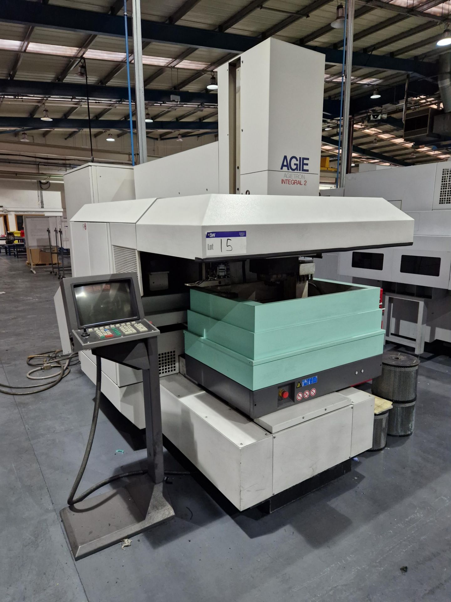 AGIE Agietron Integral 2 Vertical Eroding Machine, Serial No. 033.002, YoM 1997 with Aglematic T +