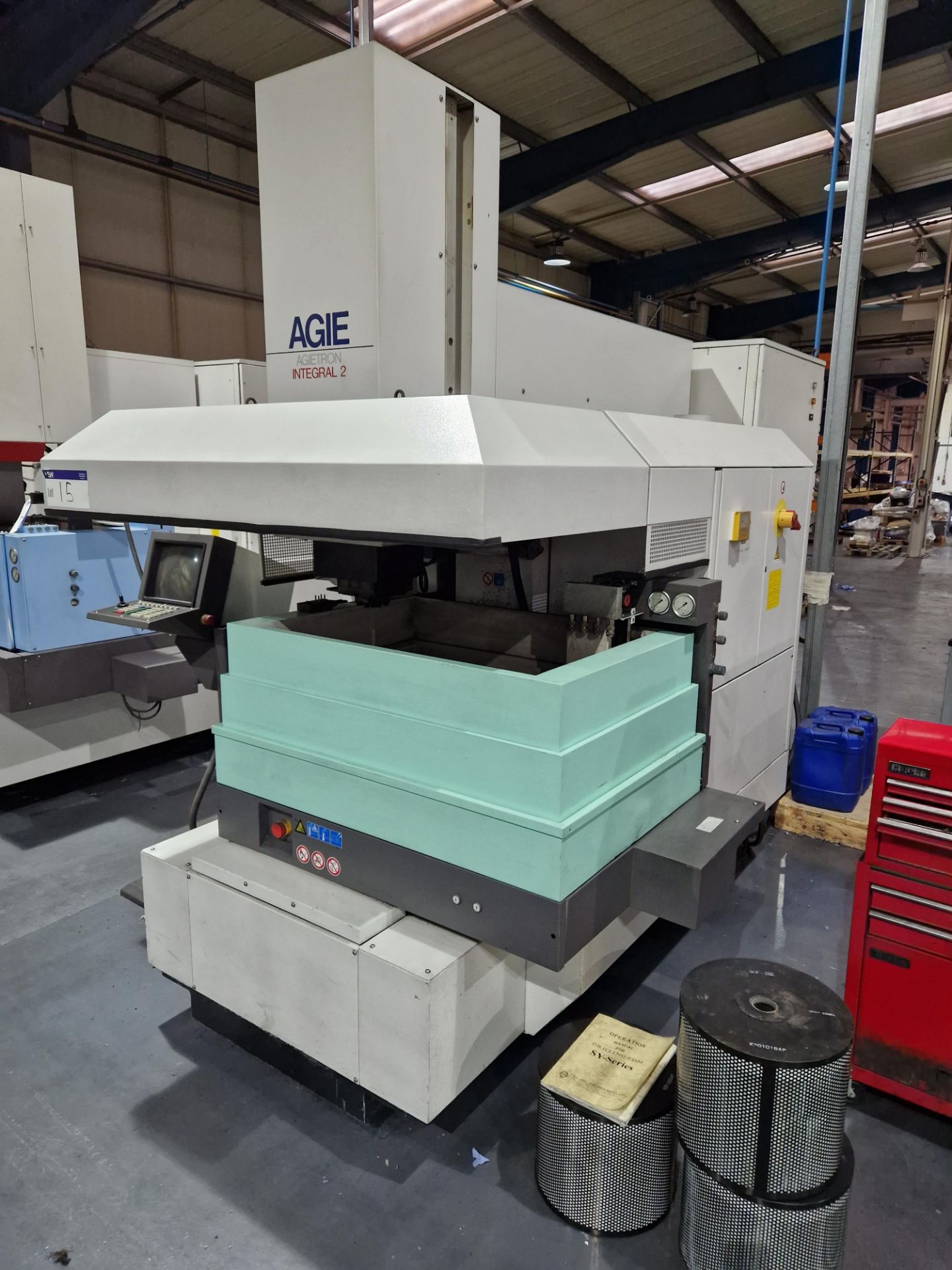 AGIE Agietron Integral 2 Vertical Eroding Machine, Serial No. 033.002, YoM 1997 with Aglematic T + - Image 2 of 11