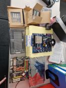 Quantity of PC Components, including motherboards, optical transceivers etc., as set out on