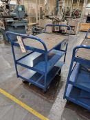 Metal Framed Three Tier Trolley with Single DrawerPlease read the following important notes:-