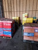 Four Pallets of Plastic Stacking Boxes, as lotedPlease read the following important notes:-