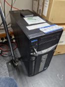 Dell PowerEdge T310 Server, with Intel Xenon processor, flat screen monitor, keyboard and