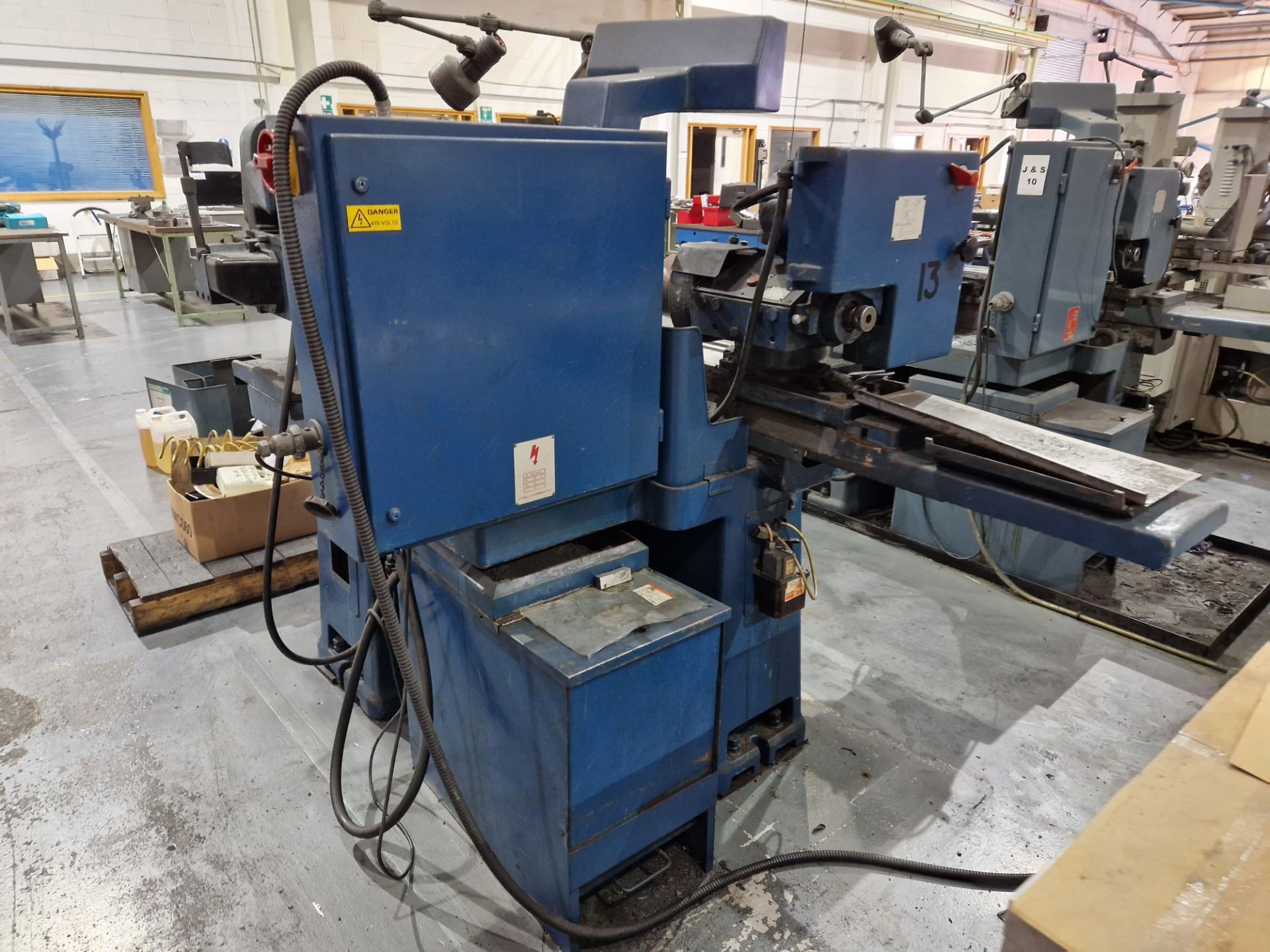 JONES & SHIPMAN 1302 Surface Grinder, Serial No. BO 15904, 30cm Wheel Size & Adjustale LightPlease - Image 3 of 6