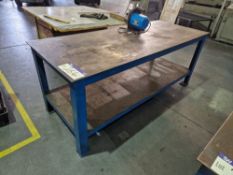 Steel Workbench, Approx. 2m x 0.8m x 0.85mPlease read the following important notes:-Collections