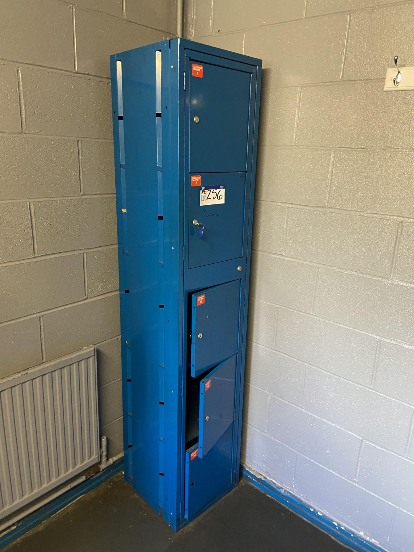 Four x Five Door Personnel Lockers, with keys as fittedPlease read the following important notes:- - Image 2 of 2