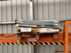 Approx. 30 Galvanised Steel Pallet Racking Supports, each 900mm wide Please read the following