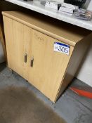 Double Door Cabinet, with contents including filters and toolsPlease read the following important