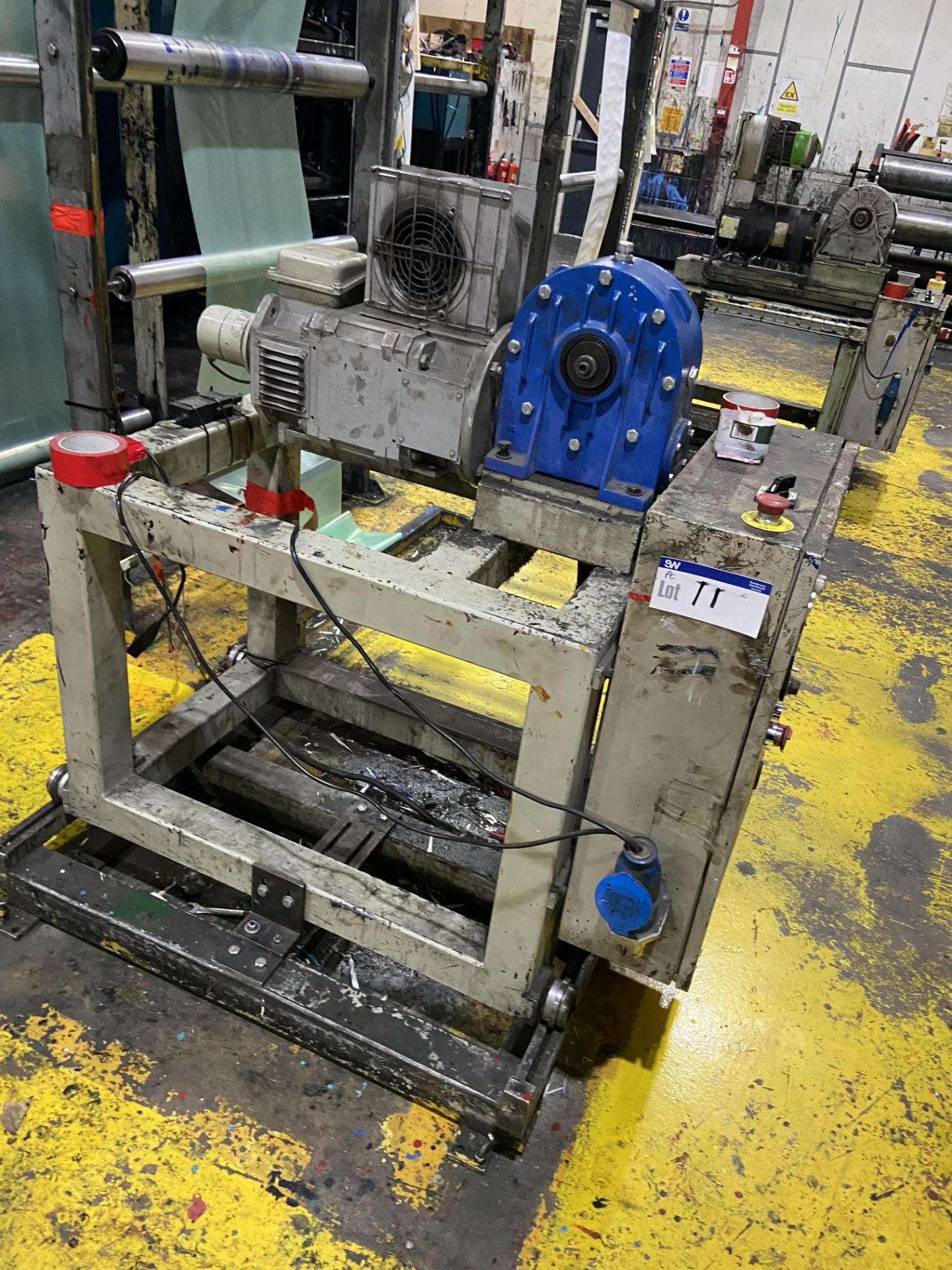 Filippini & Paganini 4x1000 FLEXOL FLEXOGRAPHIC INLINE PRINTING PRESS (press 2), serial no. - Image 12 of 16