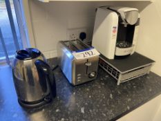 Electric Toaster, Kettle & Tassimo Coffee MakerPlease read the following important notes:-Cable is