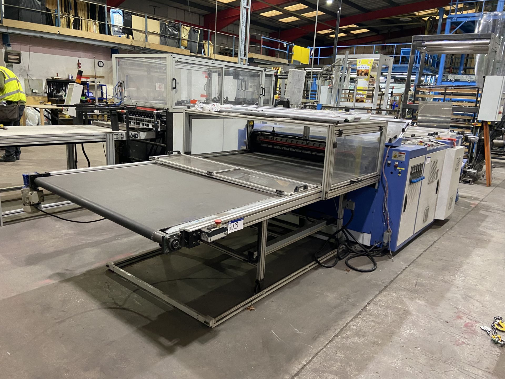 GUR-IS Makina BSF-1400mm wide BOTTOM SEALED BAG MAKING MACHINE, serial no. 2005108, manufacturing - Image 2 of 19