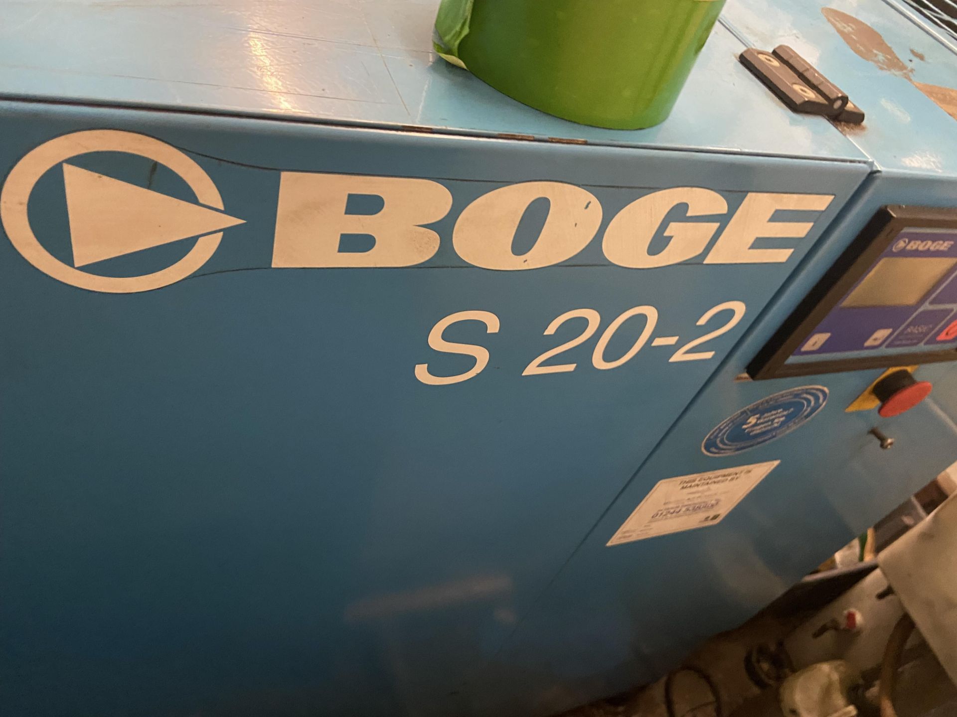 Boge S20-2 Packaged Air Compressor (in fitters workshop)Please read the following important notes:- - Bild 2 aus 3