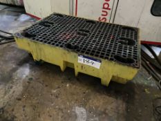 Bunded Plastic Drum Stand, approx. 1.2m x 850mmPlease read the following important notes:-Cable is