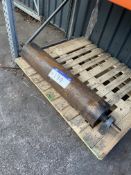 Steel Roller, approx. 1m x 220mm dia. Please read the following important notes:-Cable is not