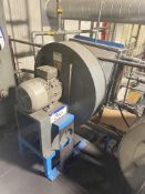 Moro Steel Cased Centrifugal Fan, with electric motor drive and heat exchange unit, approx. 600mm
