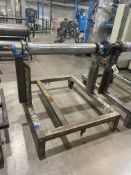 Semi-Mobile Tug Lift Winding Stand, with pneumatic core, approx. 1m wide (see lots 72A – 72C)