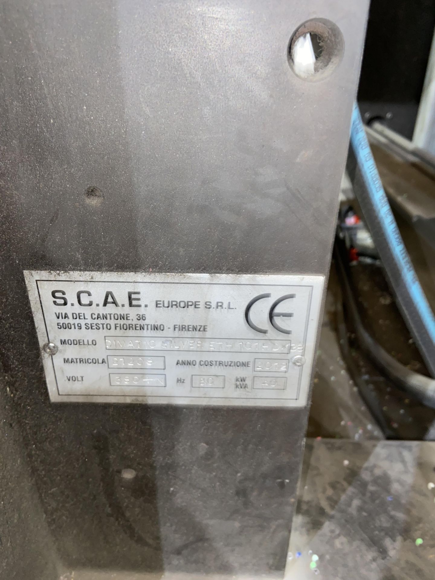 S.C.A.E. DIMATIC SILVER ETH 101HS/88 700mm wide BOTTOM SEALED BAG MAKING MACHINE, serial no. - Image 16 of 23