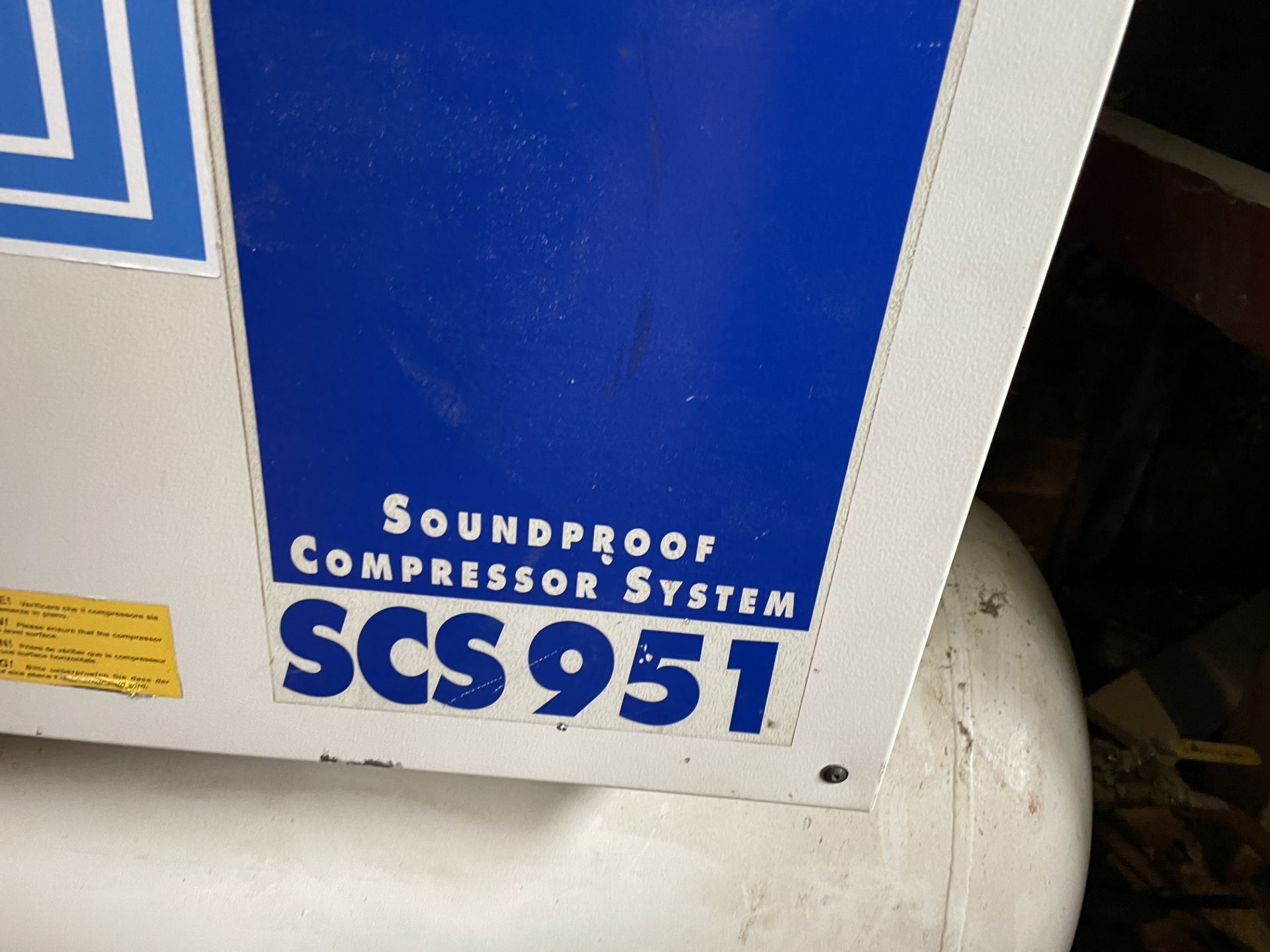 Fiac SCS951 Sound Proof Packaged Air Compressor, indicated hours 178 (at time of listing)Please read - Image 2 of 3