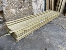 Quantity of Lengths of Timber, as set out in one stack, up to approx. 3.9m long x 120mm wide (