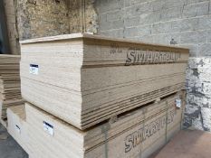 Quantity of Smartply Chipboard Sheets, as set out in stacks, 2440mm x 1220mm x 15mmPlease read the