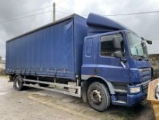 DAF FA CF 65 EURO 5 4X2 CURTAINSIDED RIGID, registration no. YJ10 AWN, date first registered 01/04/