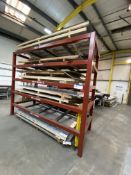 Heavy Duty Steel Stock Rack, 2 tonnes SWL per bay, approx. 3.25m x 1.25m x 2.75m high (contents