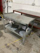 Fabricated Steel Bench, approx. 1.1m x 700mmPlease read the following important notes:- ***