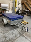 Trigano Lider Seville Single Axle Trailer, 600kg cap., approx. 1.2m x 1.2mPlease read the