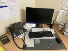 Dell OptiPlex 3070 Intel Core i5 9th Gen. PC (hard disk removed), with flat screen monitor, keyboard