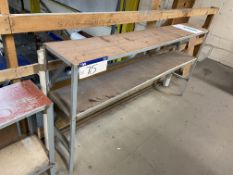 Two Steel Framed Benches, each up to approx. 2m x 330mmPlease read the following important