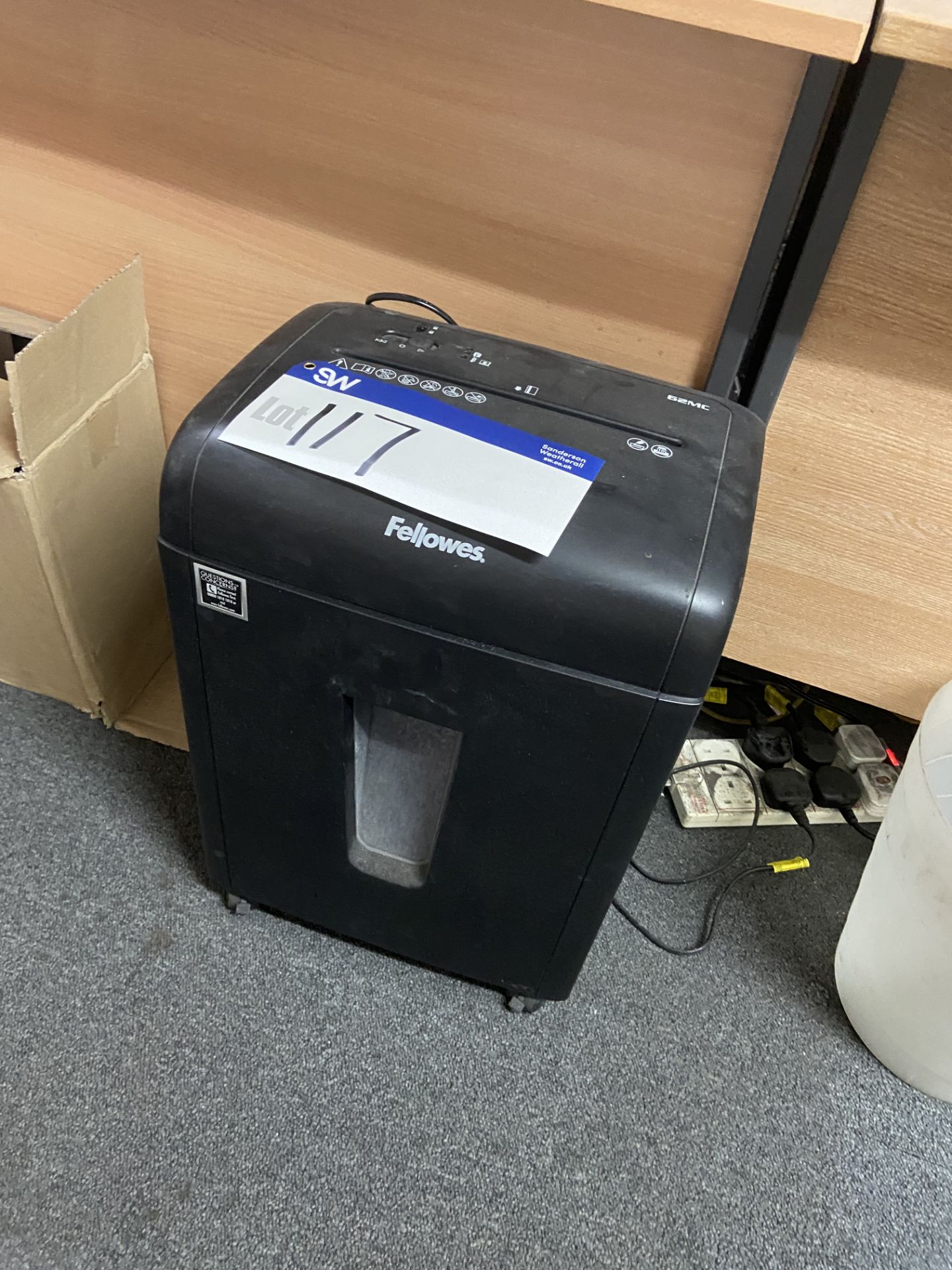 Fellowes 62MC ShredderPlease read the following important notes:- ***Overseas buyers - All lots