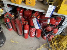 Assorted Fire Extinguishers, as set out under rackPlease read the following important notes:- ***