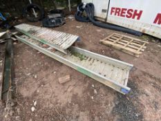 Three Aluminium Site Working Boards, each approx. 4.8m long x 600mm widePlease read the following