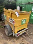 Western Trailers Single Axle 1000 litre Trans-cube Fuel Trailer, serial no. 0502040933 (2005),