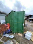 20 yard Steel Shipping Container (excluding contents)Please read the following important