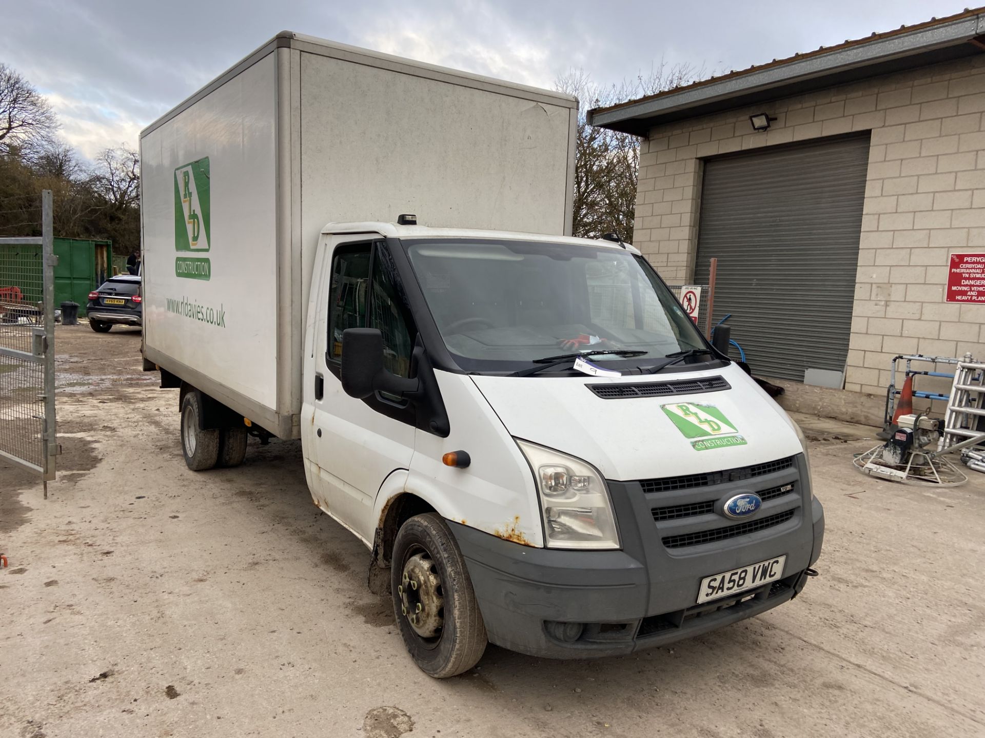 Ford Transit 100 T350L RWD DIESEL BOX VAN, registration no. SA58 VWC, date first registered 24/10/ - Image 3 of 9