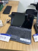 Acer Aspire 5735 Intel Centrino Laptop & Charger (hard disk removed)Please read the following