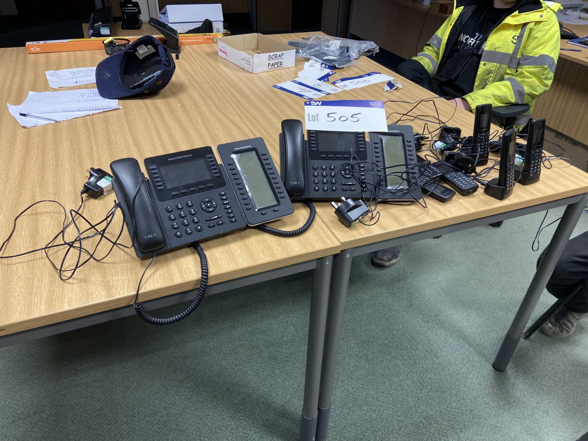 Two Grand Stream GXP2170 Telephone Handsets & Six Mobile PhonesPlease read the following important - Image 2 of 4