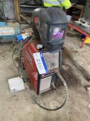 Lincoln Electric Powertec 271C Mig Welder, 240V, with two welding helmetsPlease read the following