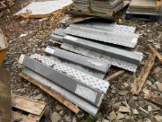 Assorted Galvanised Steel Lintels, as set out on two palletsPlease read the following important