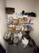 Assorted Drums, including dust proof, hardener, sealorend floor guard water proofer, as set out in