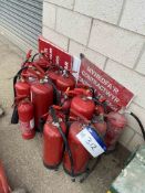 Assorted Fire Extinguishers, as set outPlease read the following important notes:- ***Overseas