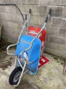 Two Galvanised Steel WheelbarrowsPlease read the following important notes:- ***Overseas buyers -