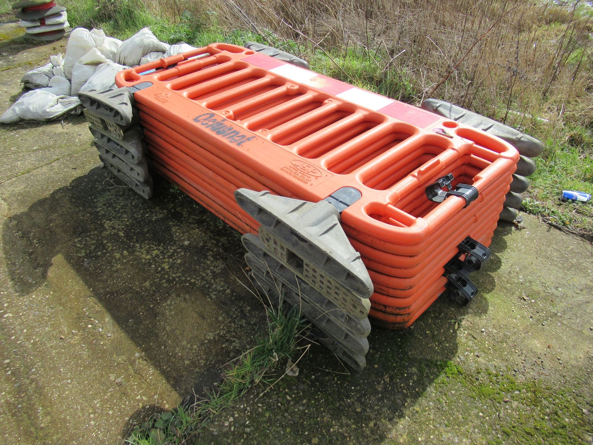 50 Orange Road Barriers with Feet(Lot located at Westwood Park, London Road, Colchester, CO6 4BS) - Image 2 of 2