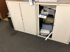2 Tambour Front Cabinets(Lot located at Unit 12-13 Park Hall Business Village, Park Hall Road,
