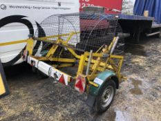 TWS Cable Drum Trailer, Serial Number: 811187(Lot located at The Transport Yard, Johnscales, Lyth