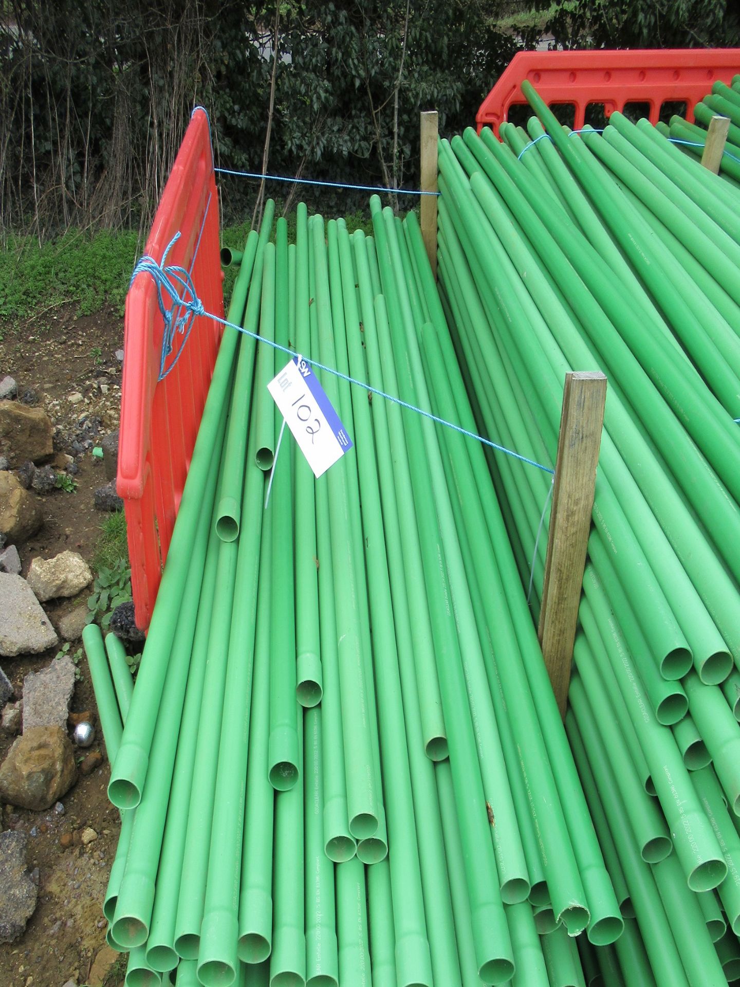 Medium Quantity of 53.9mm 3m Long Green Duct(Lot located at 18 Bloxham Road, Millcombe, Banbury,