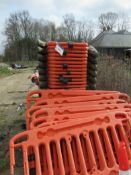 50 Orange Road Barriers with Feet(Lot located at Westwood Park, London Road, Colchester, CO6 4BS)