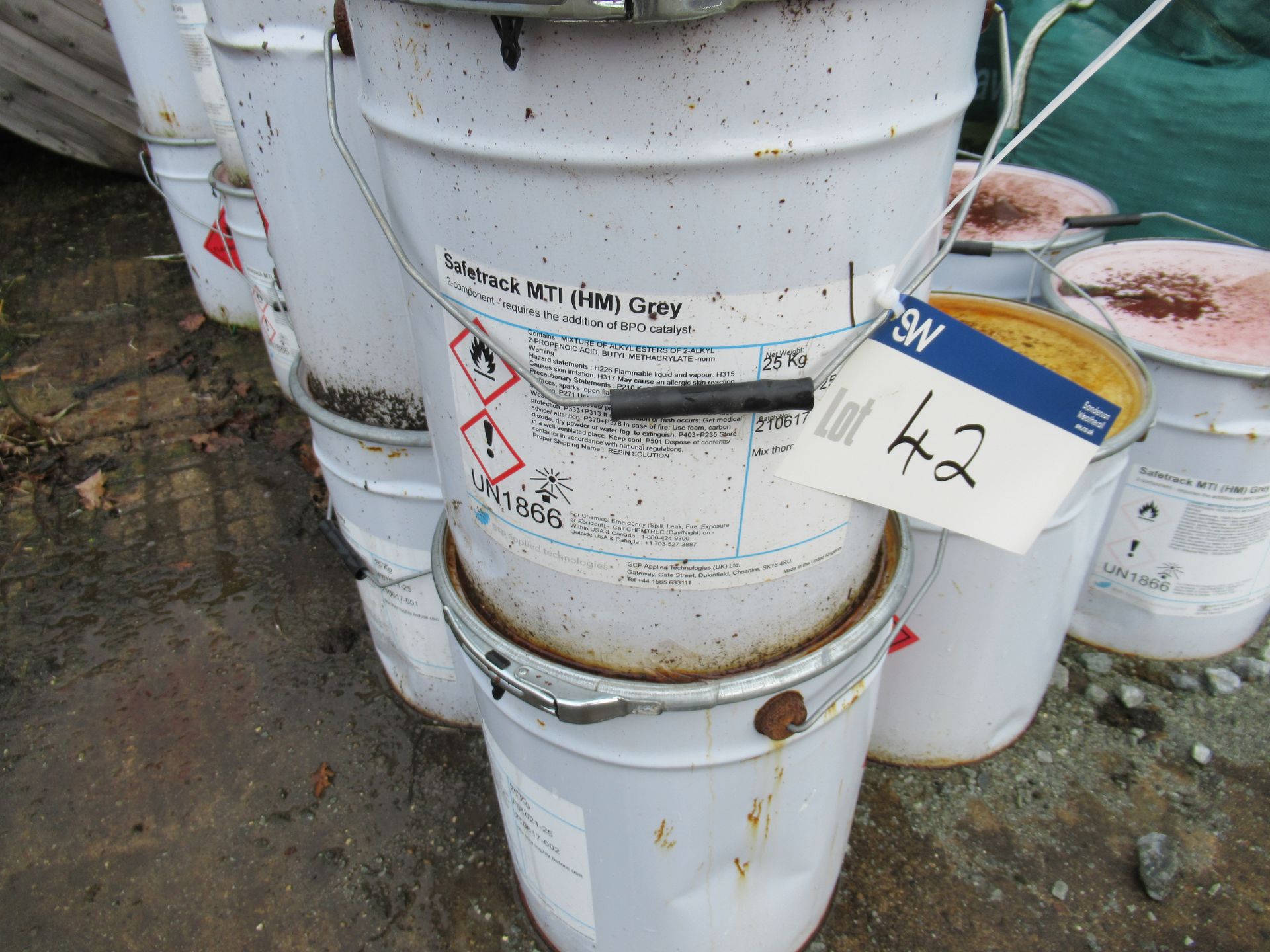24 Buckets of SafeTrack Resin (25kg)(Lot located at Westwood Park, London Road, Colchester, CO6 - Image 2 of 3